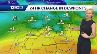 The weather turns warmer and more humid for Central Alabama heading into the weekend. The chance ...