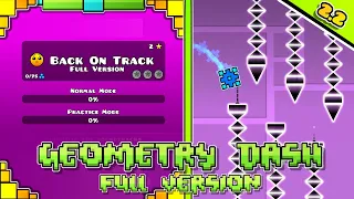 Back On Track Full Version (All Secret Coins) | Geometry Dash Full Version | by BJVDIMAFELIX