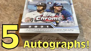 NEW RELEASE!  2021 TOPPS CHROME JUMBO BOX OPENING!