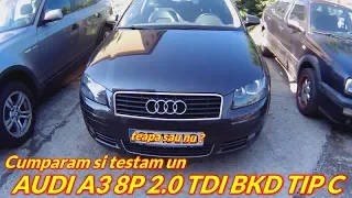 Am cumparat un AUDI A3 8P 2.0 TDI BKD 200kmh pe autostrada in Germania