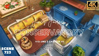 June's Journey Scene 723 Vol 2 Ch 45 Conservatory *Full Mastered Scene* 4K