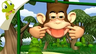 Five Little Monkeys 3D nursery rhyme | Popular Nursery Rhymes