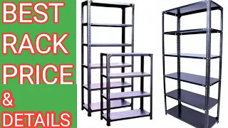 SIZE & PRICE DETAILS OF SHOP METAL  RACK