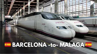 Barcelona to Malaga by high speed train (Economy class)