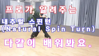 프로가 알려주는 왈츠 내추럴 스핀턴(Natural Spin Turn)) / Ballroom Dance Waltz / 댄스튜브 ep 28