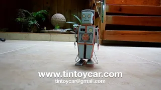 Easel Back Robot LineMar Toys Japan 50’s.  Compro Juguetes Antiguos de Hojalata.