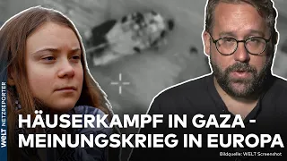 ISRAEL IM KRIEG: Komplizierter Kampf gegen Hamas in Gaza - Greta wird zum Symbol Europas Spaltung