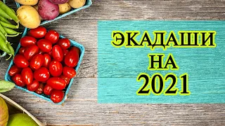 Экадаши на  2021 год  I Как соблюдать экадаши?  I Экадаши что это такое? I Экадаши что делать?