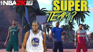 Kevin Durant To The WARRIORS?! What Do You Think? NBA 2K16 My Park Gameplay