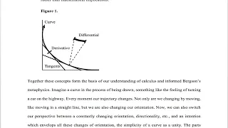 Bergson and the Metaphysical implication of calculus