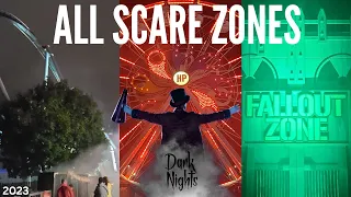 ALL SCARE ZONES at Hersheypark! Dark Nights 2023!