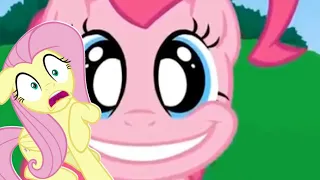 Flutteshy reacts to smile HD