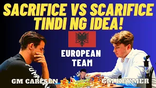 ANG NAGPAHIRAP KAY MAGNUS! NAKAHARAP ULIT! Carlsen vs Keymer! European Chess Club 2023