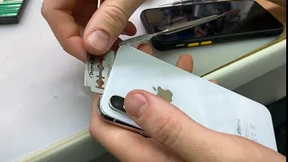 Треснуло стекло iPhone X во время ремонта - ОШИБКА МАСТЕРА!