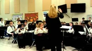 Crews Middle School 8th Grade Band, "Watermelon Man" by Herbie Hancock, arr. John Edmondson