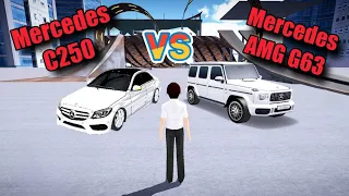 🤩 Mercedes AMG G63 vs Mercedes C250 | 3D Driving Class