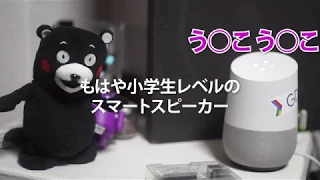 Google Homeとくまモンを会話させたら衝撃の結果に