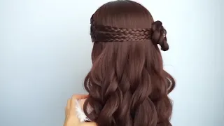 Easy and unique hairstyle for wedding 🥰🥰