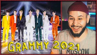 Music Reaction to BTS - Dynamite Grammy 2021 Performance 🎵 Реакция BTS Grammy