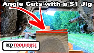 Milling Lap Siding with a HOMEMADE JIG on a Norwood Sawmill