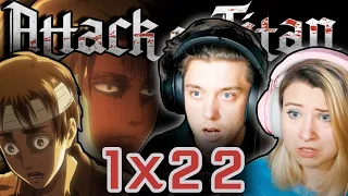 Attack on Titan 1x22 Reaction: "The Defeated: The 57th Exterior Scouting Mission, Part 6"