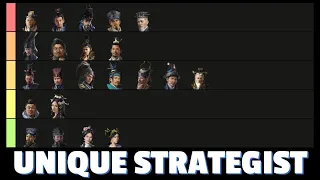 Unique Strategist Tier List | Total War: Three Kingdoms Characters Tier List