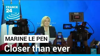 Marine Le Pen: 'This result itself represents a brilliant victory' • FRANCE 24 English