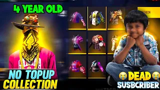 FREE FIRE NO TOPUP ID COLLECTION⚡⚡- 4 Year Old Season 1 Id No Topup