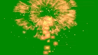 Fireworks Color greenscreen Sound effect   Футаж Салют & Фейерверк Хромакей