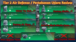 Tier 2 Air Defense Review | Pertahanan Udara Tier 2 Terbaik ? | Which The Best...? | Modern Warships