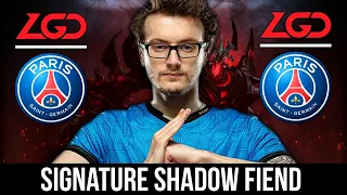 MIRACLE Signature Shadow Fiend vs PSG.LGD players