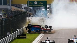 GP3 Series 2016 All Crashes Compilation