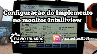 GPS - Configuração do Implemento no monitor Intelliview IV