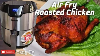 Tefal Air Fryer 4.2L XL Capacity // AIRFRYER Unboxing &  Cooking Vlog #01 Roasted whole chicken