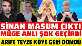 SİNAN MASUMMUŞ KİMSE BİLMİYORDU MÜGE ANLI ŞOK GEÇİRDİ  ARİFE GÖKÇE KÖYE DÖNDÜ ŞOK SEDA SAYAN ALİŞAN