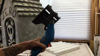 Foam Shingles with an Industrial Hot Knife