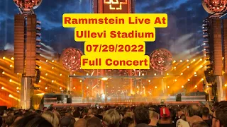 Rammstein Live At Ullevi Stadium Full Concert 07/29/2022