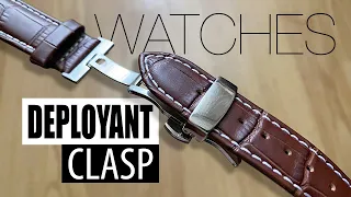 🕰💡 How to use a Deployant Clasp on a watch strap from China?