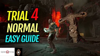 EASY Step by Step Guide Trial 4: Normal - Muspelheim Trials Walkthrough | God of War