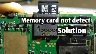 How to fix Memory Card not detect in mobile phone PCB ? Explain in hindi