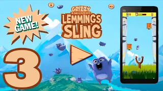 Grizzy and the Lemmings: Lemmings Sling - Gameplay Walkthrough - Part 3 (Android,IOS)