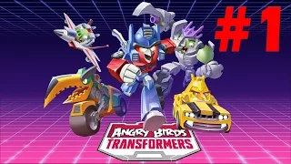 ANGRY BIRDS TRANSFORMERS-GAMEPLAY WALKTHROUGH HD PART-1 OPTIMUS PRIME,BUMBLEBEE RESCUE