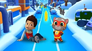 Talking Tom Hero Dash vs Patrol Subway 3D - Super Tom vs Patrol - Android Gameplay