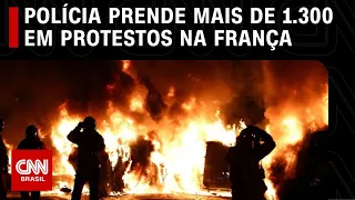 Polícia prende mais de 1.300 em protestos na França | LIVE CNN