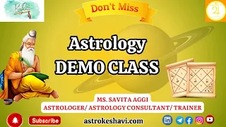 ASTROLOGY DEMO CLASS (1 MAY 2024)