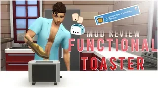 FUNCTIONAL TOASTER MOD l LOS SIMS 4 l MOD REVIEW