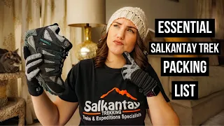 The ESSENTIAL SALKANTAY TREK PACKING LIST | What YOU NEED to PACK when trekking the Salkantay/Inca