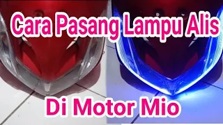 Cara pasang lampu alis di motor mio