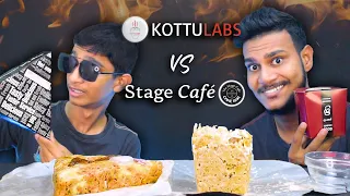 KOTTULABS VS The Stage Café | CHEESE CHICKEN KOTTU | FOOD REVIEW | SRI LANKAN FOOD | Magu ASMR
