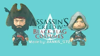 Assassin's Creed IV Black Flag Costume's - LittleBigPlanet 3 LBP3 PS4